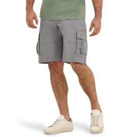 Lee Men's Extreme Motion Carolina Cargo Short, HD Gray Ripstop