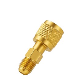 R32 R454A/B/C refrigeration brass adapter, reverse threaded joint suitable for R32/R454B mini separation system, vacuum pump and instrument hose connectors, Air Conditioning