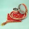 SATVIK Set of 11 Pc Decorative Karwa Chauth/Karva Chauth Thali
