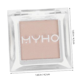 Beavorty Single Eyeshadow Palette Women's Makeup Eyeshadow Deep Effect Natural Color for Girls