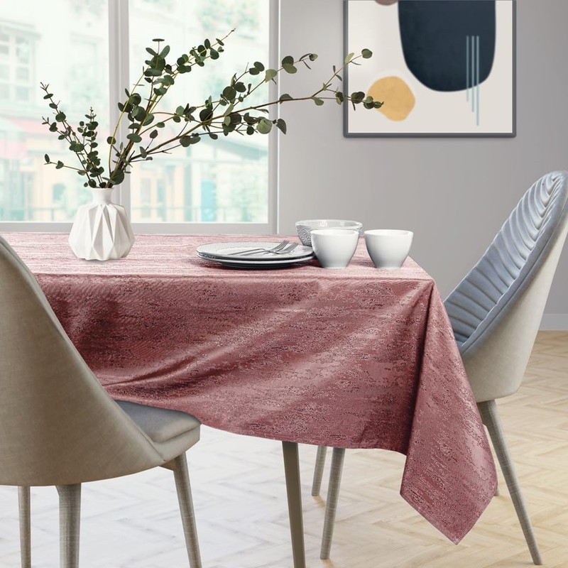 AmeliaHome Tablecloth, Lotus Effect, Water-resistant