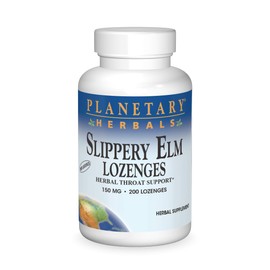 PLANETARY HERBALS Slippery Elm Lozenges, Unflavored, 200 Count