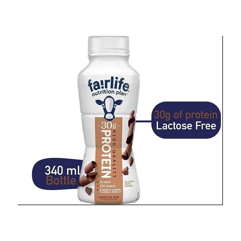 Hairless Brush Fairlife Nutrition Plan High Protein Chocolate 30g Shake,