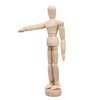 RDEXP 5.5 Inch Mini Solid Wooden Art Human Manikin Mannequin