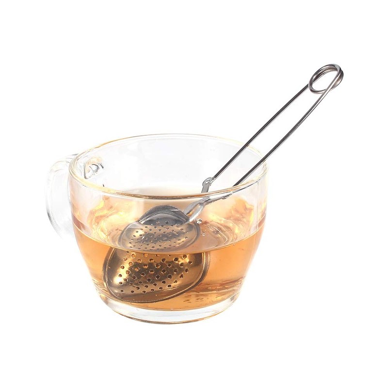 Raguso Tea Strainer Tea Infusers Stainless Steel Tea Infuser Handle