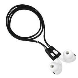 Tapper Nylon Strap for AirPods & AirPods Pro (Black/Black Steel)