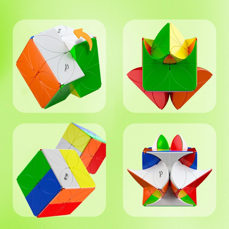 4 Leaf Clover Cube Educational Toy for Children Speed Cube