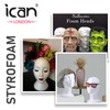 ican Foam Wig Head ,female Mannequin Wig Holder Stand Small
