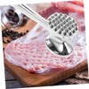 BIUDECO Heavy Duty Meat Tenderizer Mallet Zinc Alloy Meat Pounder