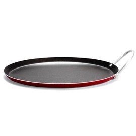 LAMEX | Comal Antiadherente | Utensillos de Cocina | Ideal para tu Hogar & Cocina Integral | 28 cm - Resistente Asa de Aluminio - 2 mm de Espesor
