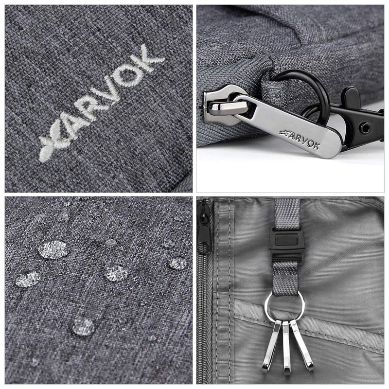 ARVOK Passport Case, Neck Lowering, 2-Way RFID Anti-Skimming Passport Cover,