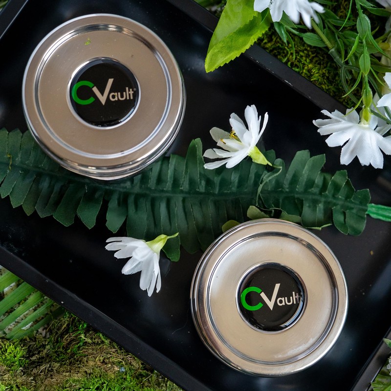 CVAULT | 1/4 oz Twist Top Storage Container | Shatterproof,