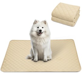 STVICTORY Washable Pet Sheets for Dogs and Cats Pets, Pee Mat, Underlay, Pet Mat, Anti-Slip, Waterproof, Quick Drying, Deodorizing, Puppy/Senior Dog Care Sheet, Repeated Usable, Eco-Friendly (39.4 x