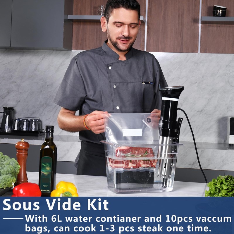 Gudac Sous Vide Precision Cooker, 1100 Watts, Sous Vide Machine