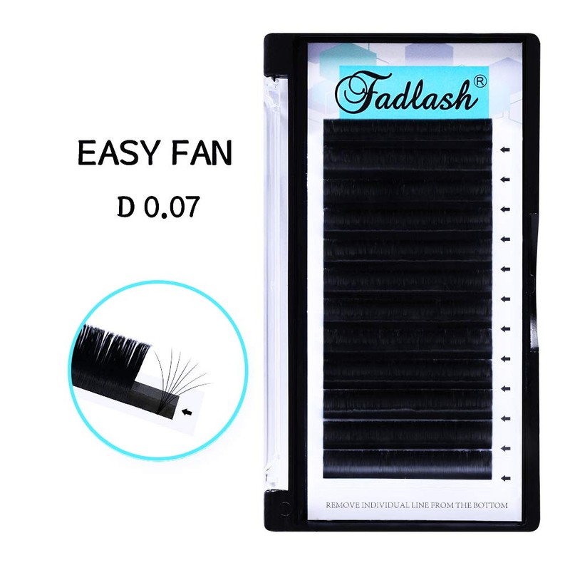 Self-Fanning Volume Eyelashes, Easy Fan Lashes for Eyelash Extensions, 12