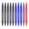 Vignette Stationery Dual Nib Fineliner Drawing Pens, Set of 10,