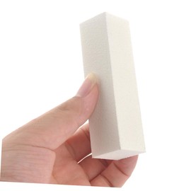 BIUDECO 10pcs Sponge Nail Buffer Blocks Buffing Sanding Files for Manicure and Pedicure Care Lightweight Washable Nail Tools for Fingernails and Toenails White