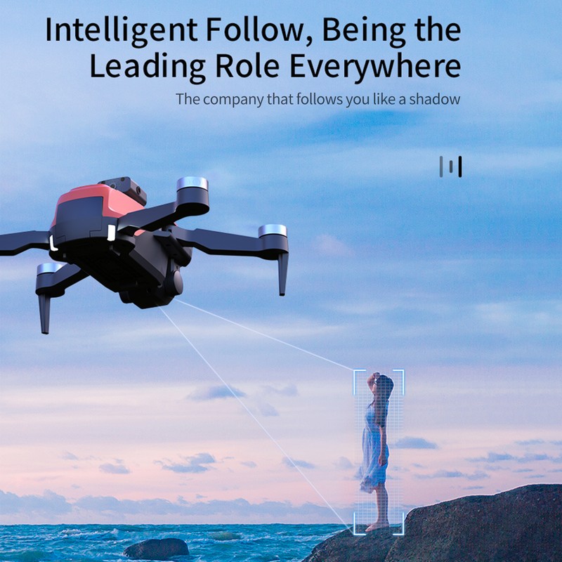 Remote Control GPS Drone with Dual Camera 8K Foldable Headless