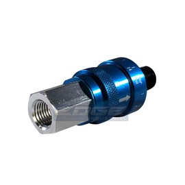 EDGE INDUSTRIAL Adjustable in-LINE Pressure Regulator for Pneumatic Tools, 1/4" NPT, Connects Directly to AIR Tool (14-43 PSI)