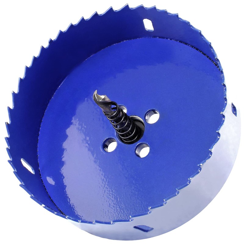 Luomorgo 110mm/4.33 inch Hole Saw, 1 1/4 inch Cutting Depth