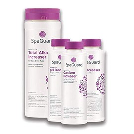 SpaGuard Balancer Bundle (pH Decreaser, pH Increaser, Alkalinity Increaser, Calcium Increaser) (4)
