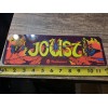 Williams Joust Classic Arcade Marquee Banner 4x12 Metal Wall Williams