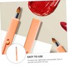 TOVINANNA 1pc Portable Retractable Lip Brush Makeup Applicator Tool Warm