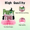 9PCS Witch Theme Party Decorations – Pink and Green Birthday
