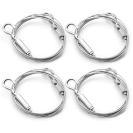 LIDSCURA 4Pcs 1.5m x 1.5mm Heavy Duty Picture Frame Hanging Kit, 304 Stainless Steel Wire Rope, Adjustable Picture Hanging Wire Kit for Hanging Artwork Mirrors Light Lamp