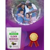 Organic Elderberries Dried Bulk | Whole European Elderberry Dried, Wildcrafted
