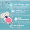 COVIK Mini Razors, Travel Razors for Women, 5 Blade, pink