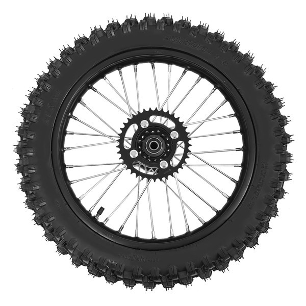 YIYIBYUS 16'' Rear Wheel Tire Assembly 90/100-16 Tire Rim &