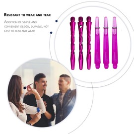 BIPY Purple Dart Set Steel Tip Darts Kit Flights and Stems Aluminum Shafts Professional Metal Darts Set Plastic Shafts O Rings Dart Fixing Tool Dart Needle Grindstone for Indoor Dart Games