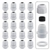Pack of 20 Cable Glands M16 Adjustable Cable Grommet Waterproof