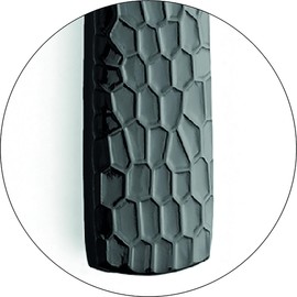 Amefa Felicity Mocha/Espresso Spoon Set of 6 | PVD Coffee Spoon Set for 6 People | Black | Teaspoons 6 Pieces | Hammered Handle