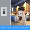 SkylinkHome WR-318 Dimmable Wall Switch with Snap on Remote Lighting