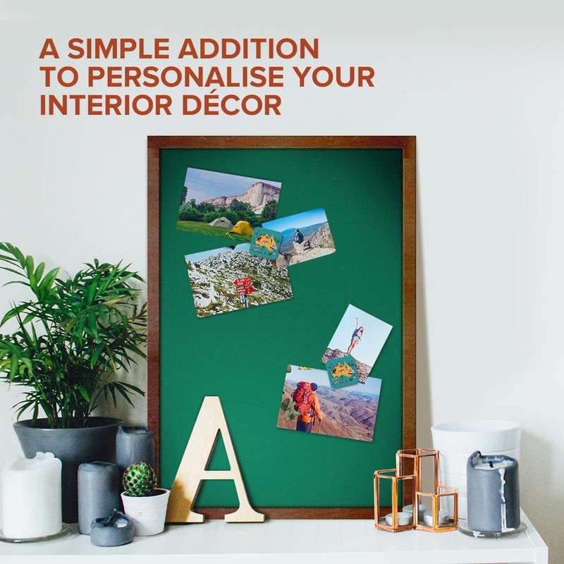 1x Square MDF Magnet 5cm - Map Australia Travel Attractions