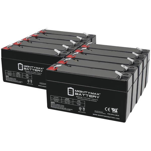 Mighty Max Battery 6V 1.3Ah Replacement Battery Compatible with ASM