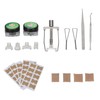 Ingrown Toenail Lifter Set Toenail Patch Sleeves Tweezers Stainless Steel