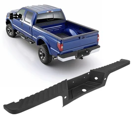HECASA Rear Bumper Step Pad w/Sensor Hole Compatible with 2008-2016 Ford F250 F350 F450 F550 Super Duty Replacement for FO1191131 9C3Z17B807AA Plastic Black