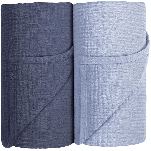 Susurration Muslin Swaddle Blanket Baby,100% Cotton Baby Receiving Blanket Soft