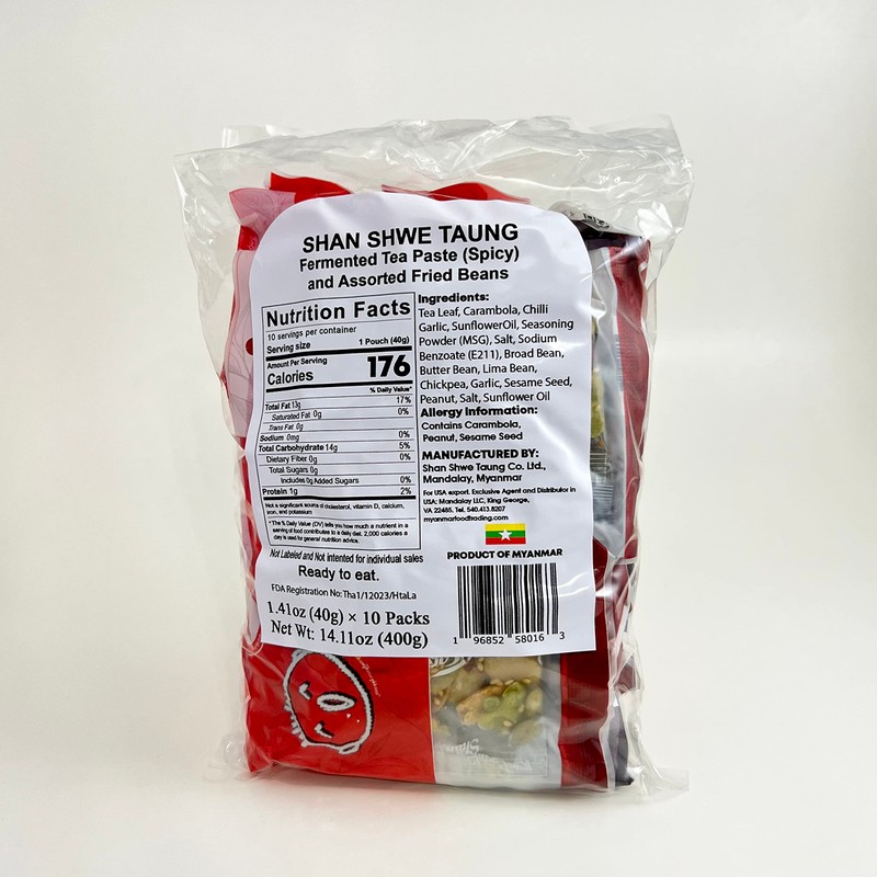 Shan Shwe Taung, Myanmar Tea Leaf Salad Kit - Medium