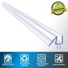 Butecare Premium Frameless Shower Door Bottom Seal Strip for Glass