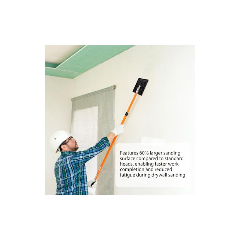 540 Pro Drywall Sander Head, Pro Series No-Flip Design, for