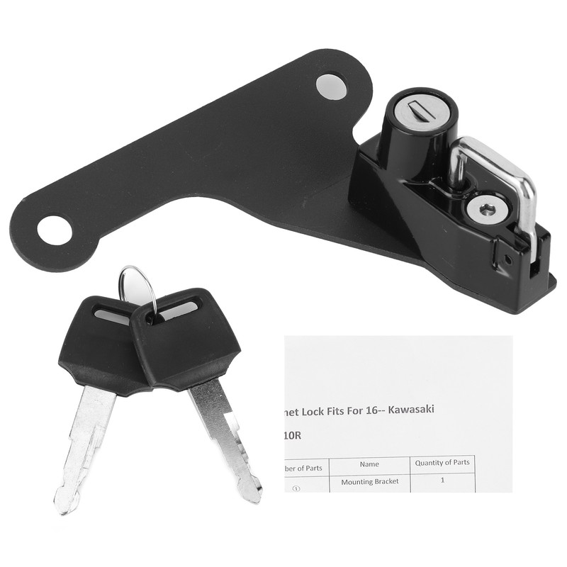 Motorcycle Anti Theft Rust Proof Helmet Lock with Keys Fit