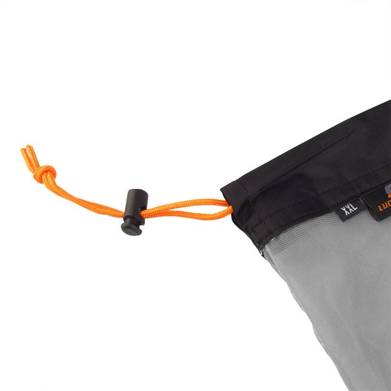 VGEBY1 Mesh Storage Sack, Mesh Stuff Storage Bag, Drawstring Organise