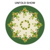 Granbey St. Patrick's Day Tablecloth Round - Spring Shamrock Table