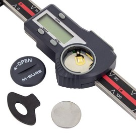 M-SURE MS-270-300 Digital Horizontal Linear Scale 300mm / 12" | ±0.04mm Accuracy | 0.01mm Resolution | Stainless Steel Beam | ABS/INC | Data Hold | Cabled Data Output | 12 Inch Range