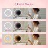Infinity Mirror 3 Color LED Rechargeable Daily Outdoor Makeup Touch