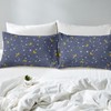 Erosebridal Moon & Stars Bedding Boys Girls 3Pcs Galaxy Full